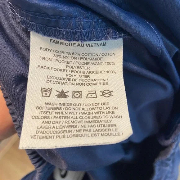 Nike Mens Cargo Pants Navy Blue Lightweight Athletic Joggers Size Medium - Picture 6 of 7